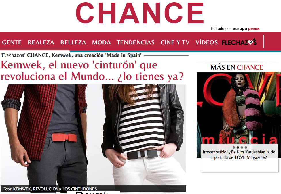 ¡KEMWEK en la sección Flechazos CHANCE!