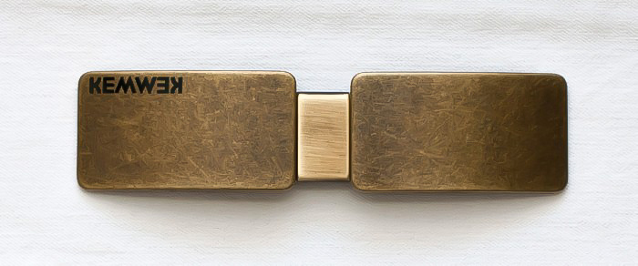 Kemwek Medium Metal Largo Oro Viejo con Wek Oro Viejo y Negro