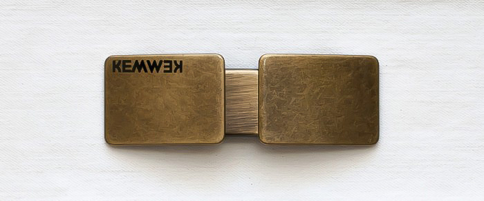 Kemwek Medium Metal Corto Oro Viejo con Wek Oro Viejo y Negro