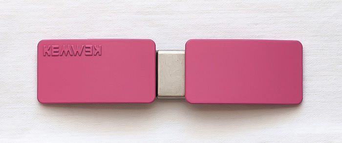 Kemwek Medium Largo Sporty Fucsia con Wek Plata