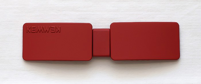 Kemwek Medium Largo Sporty Rojo con Wek Rojo y Negro