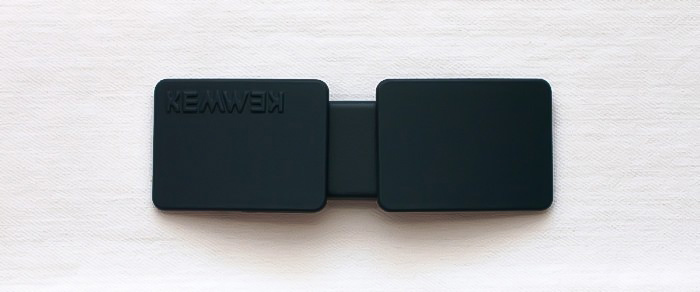 Kemwek Medium Corto Sporty Marino con Wek Marino y Plata