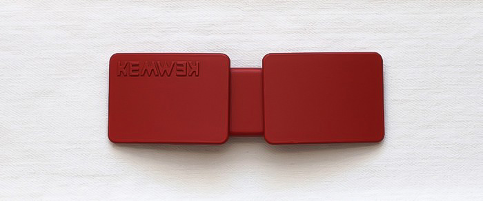 Kemwek Medium Corto Sporty Rojo con Wek Rojo y Negro